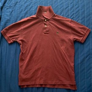 Men’s Ralph Lauren Polo T-Shirt in maroon size Medium